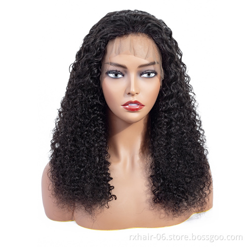 ISEE 13x6 Black Best Selling Quality Vietnamese Lace Front Bob Natural Burmese Human Hair Short Kinky Curly Wig For Black Women